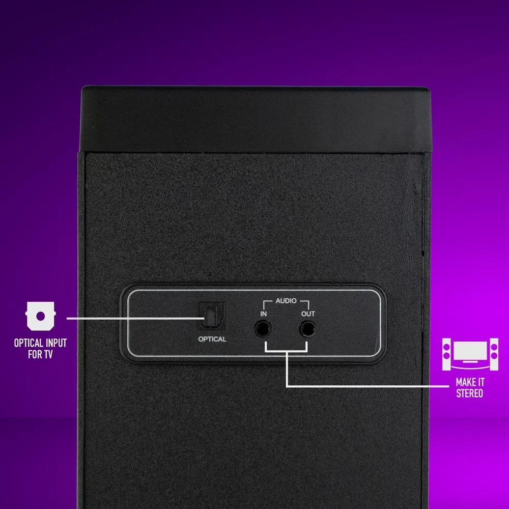 Coluna Tower Sky Charm Pro BT 40W Preta - Image 4