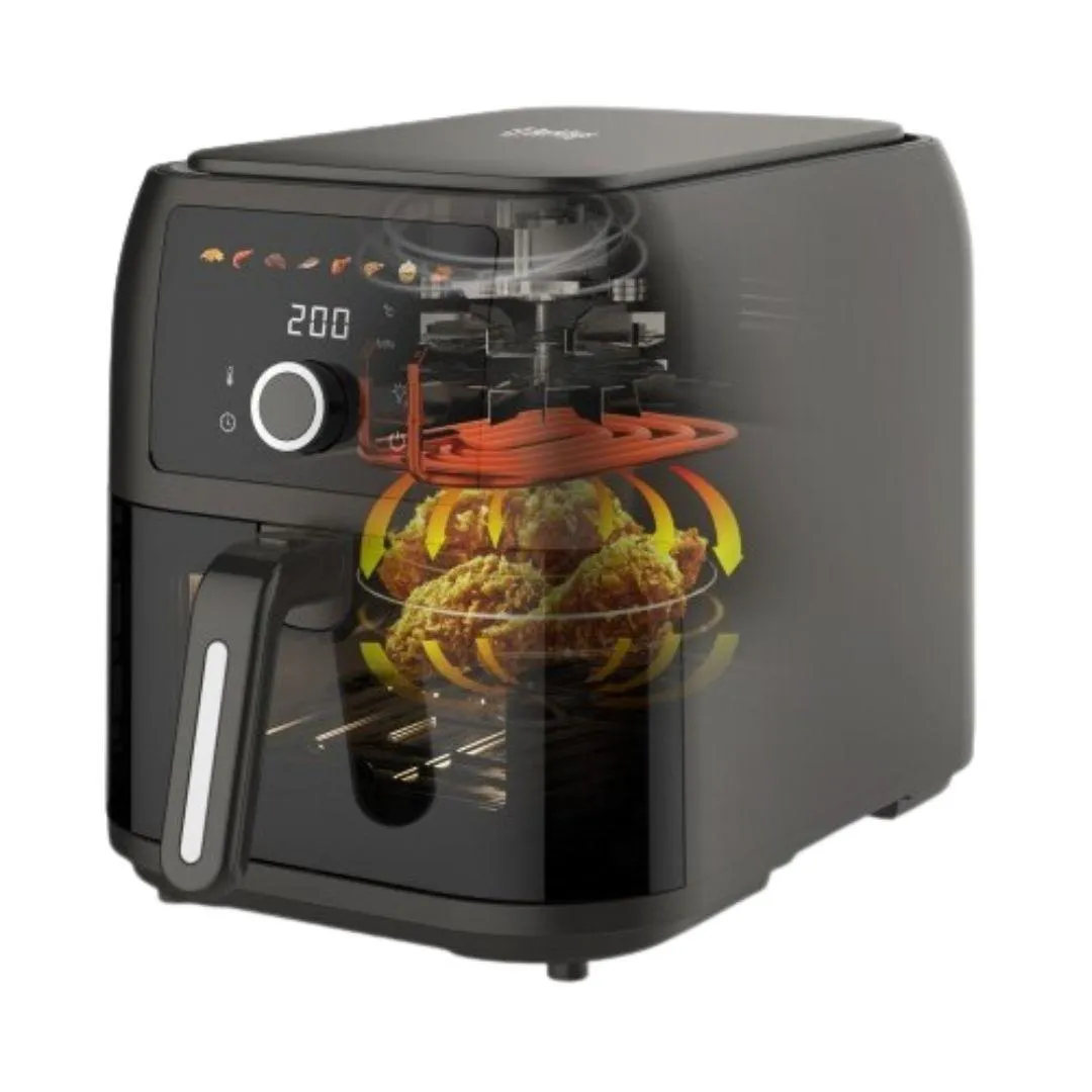 Fritadeira Sem Óleo Air Fryer 8L Preto